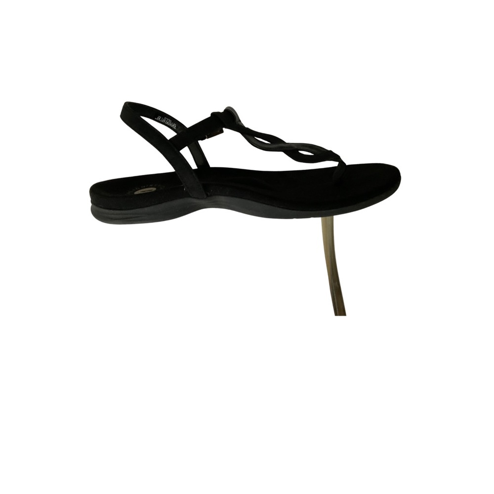 Revitalign Heron T-Bar T-Strap or Thong Sandals Women’s Black Size 8B